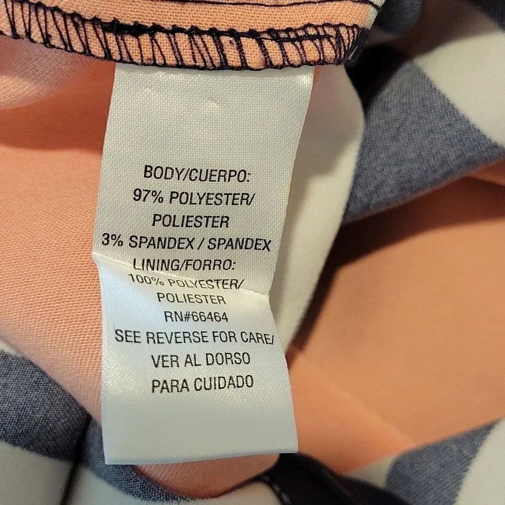BRAND NEW AMANDA LANE SILKY STRIPPED MULTI-COLOR DRESS - Picture 15 of 16